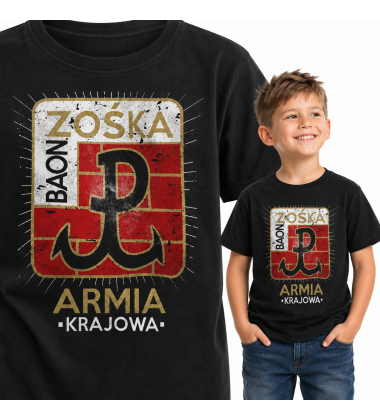 Koszulka dziecięca Patriotyczna  BAON ZOŚKA